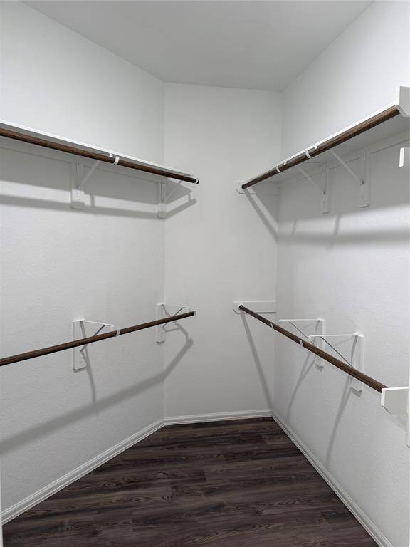 Primary Closet with Shelves
