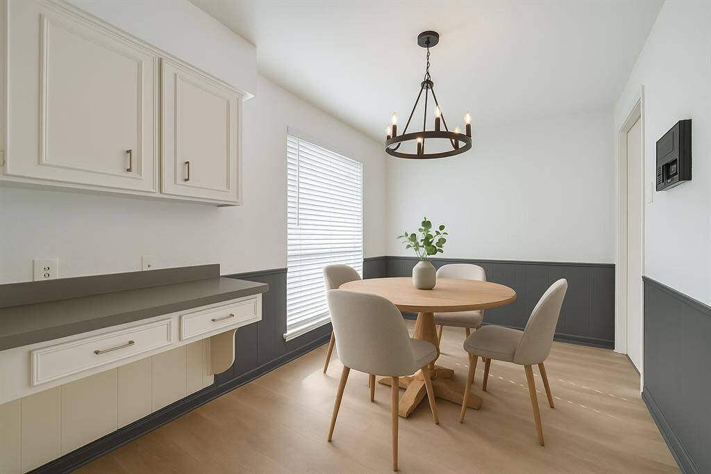Rendering with a vision for the Eat-In Kitchen area