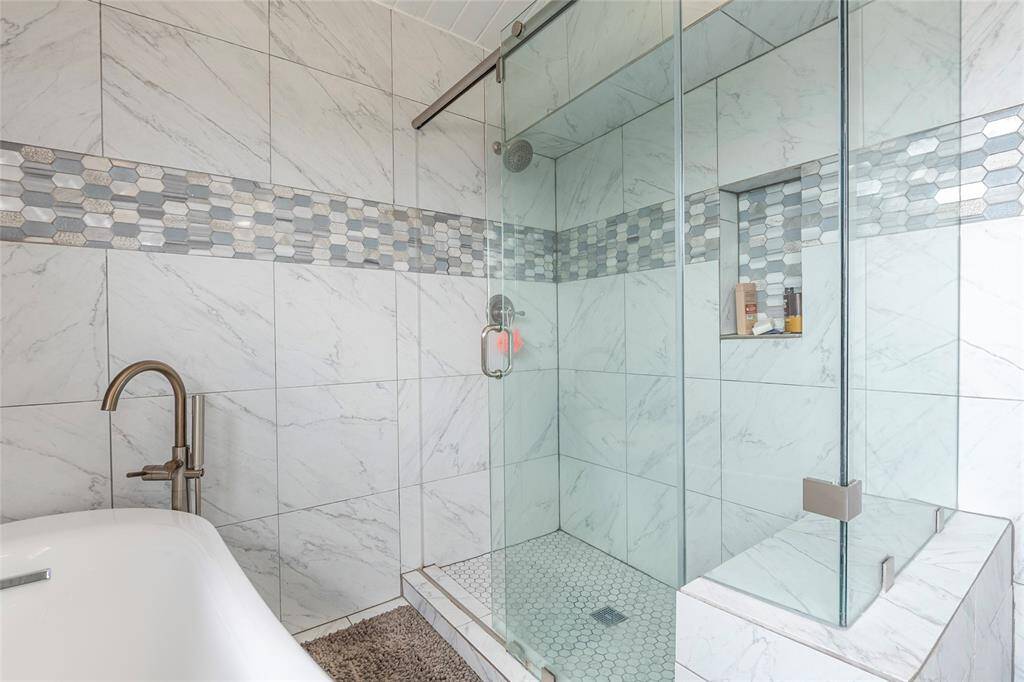Huge separate shower