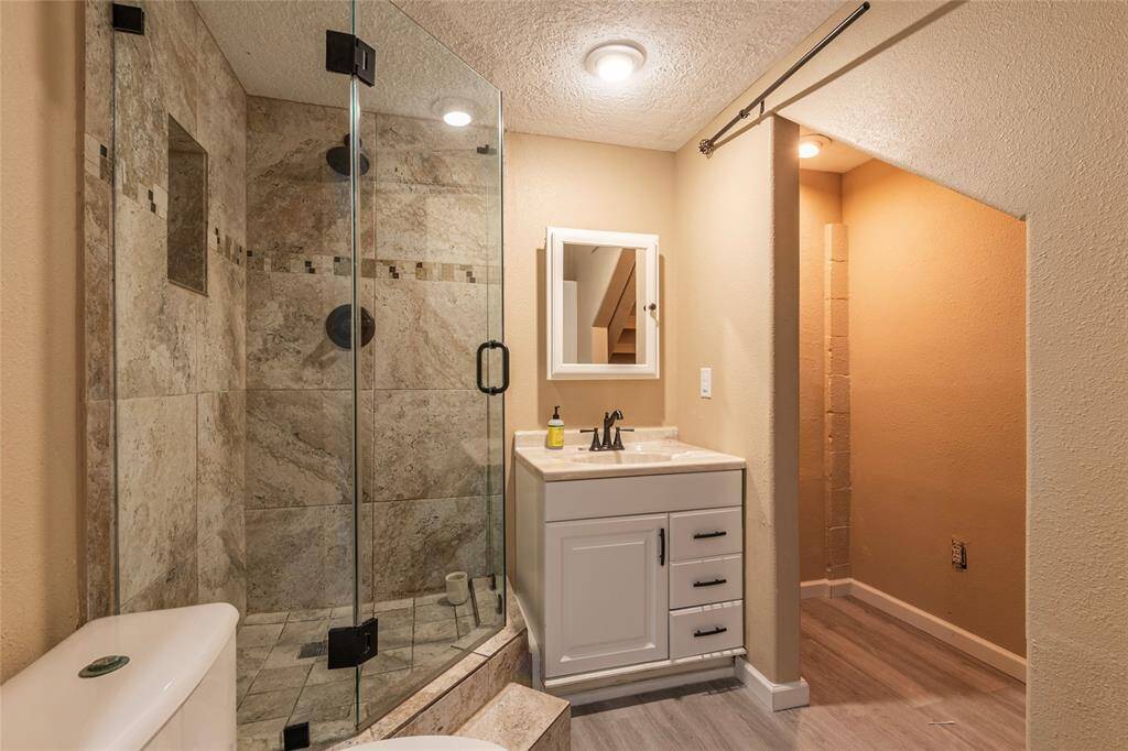 Updated downstairs bathroom