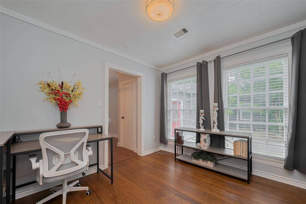 Den or formal dining room, multifunctional