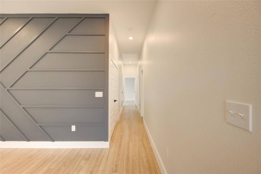 Hallway w/ Laundry For Full-Size Washer/ Dryer