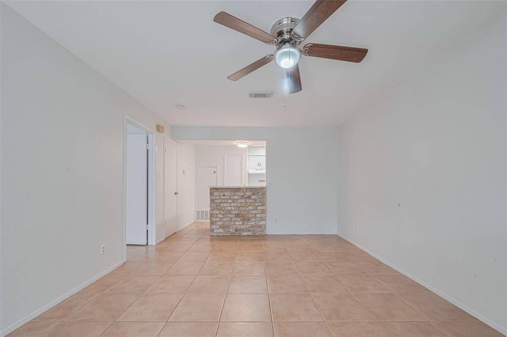Another view of  the spacious living room!