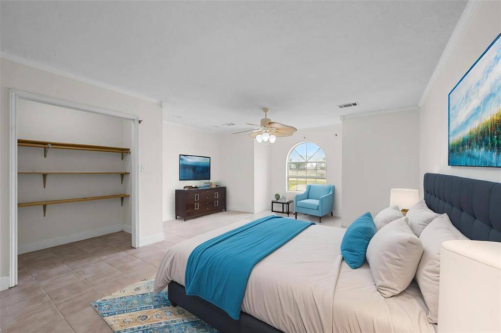Virtual staged bedroom 2