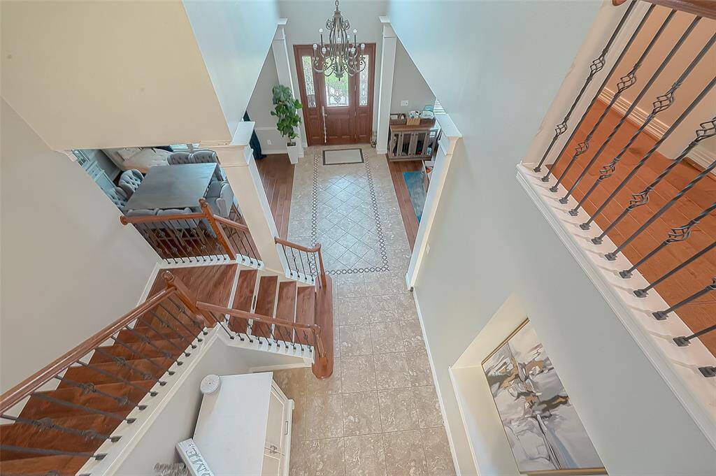 Upstairs View from the landing of the Foyer