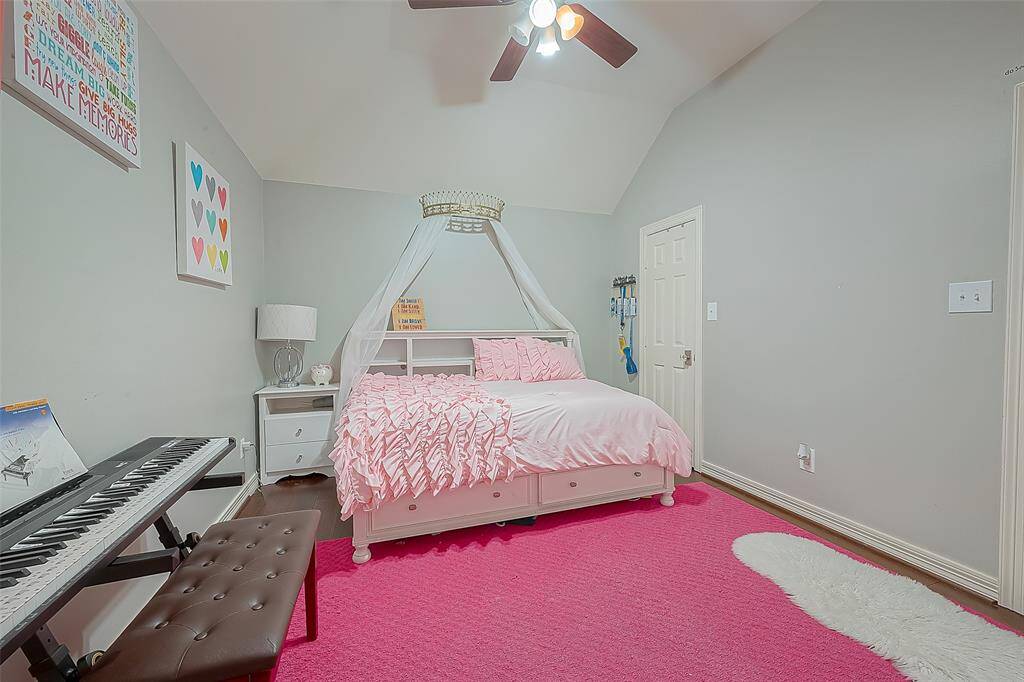 View of the Seconary Bedroom from the Jack and Jill bathroom