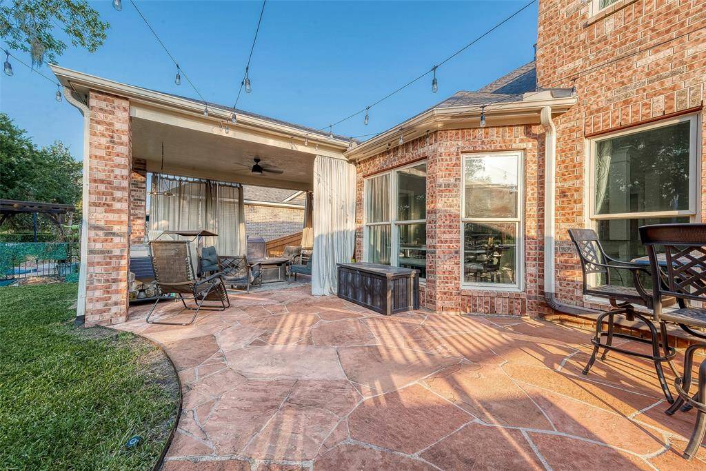 Covered Patio for outdoor living.