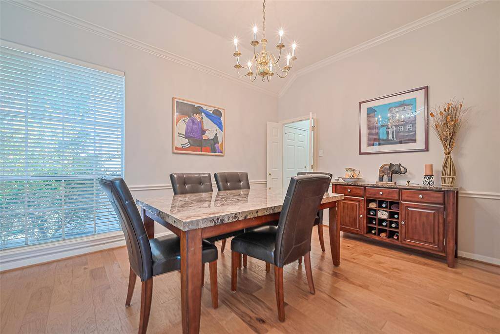 Tall arched windows for natural light!