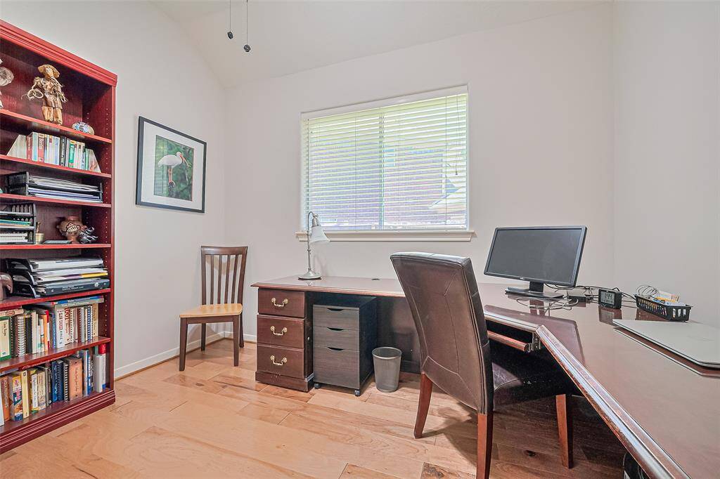 Bookcases included.