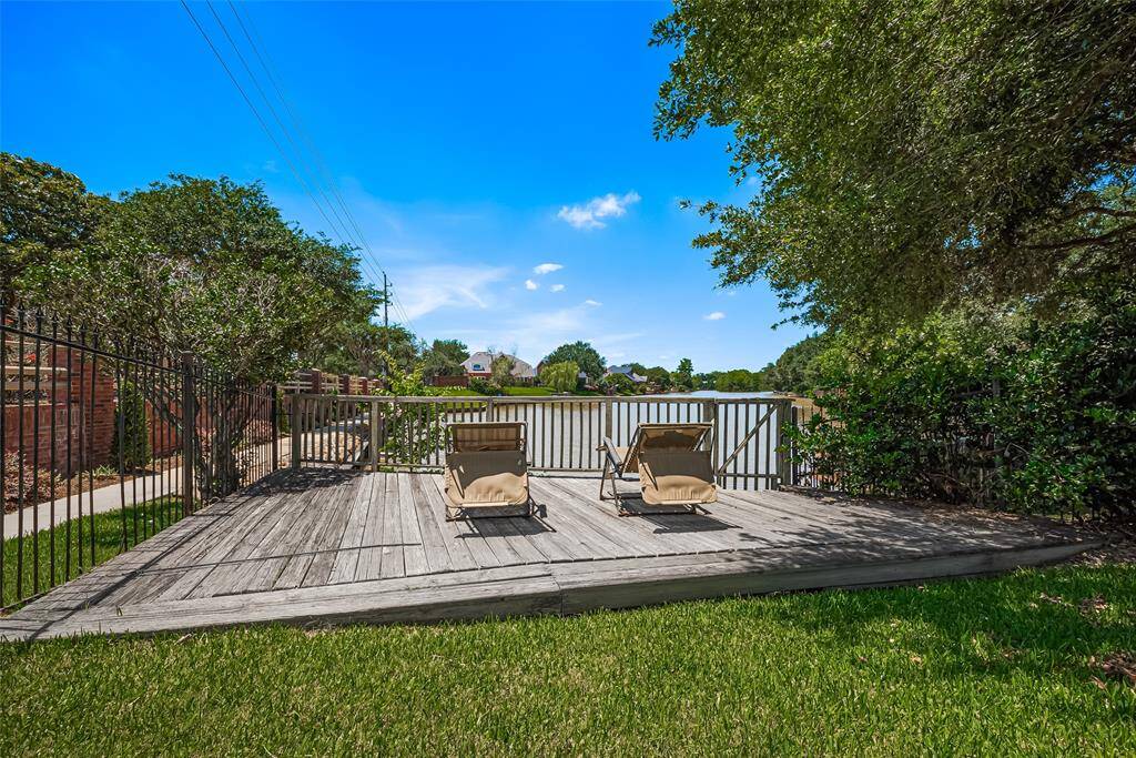 Enjoy sunsets from the large deck