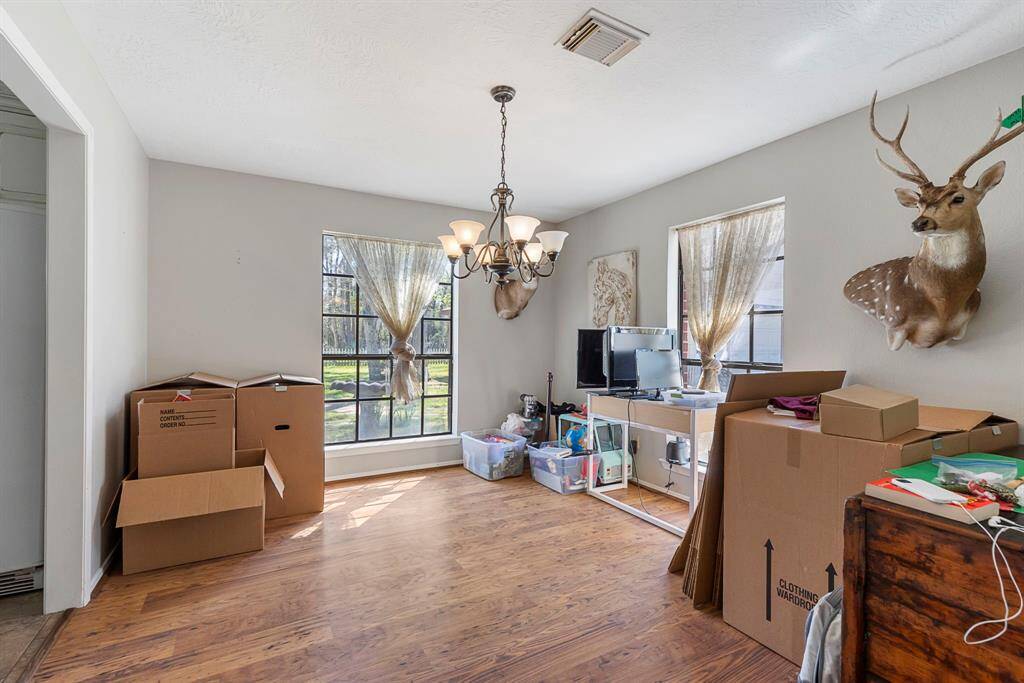 Dining room off kitchen will be a great place to gather with friends and family for special times and make some great memories.