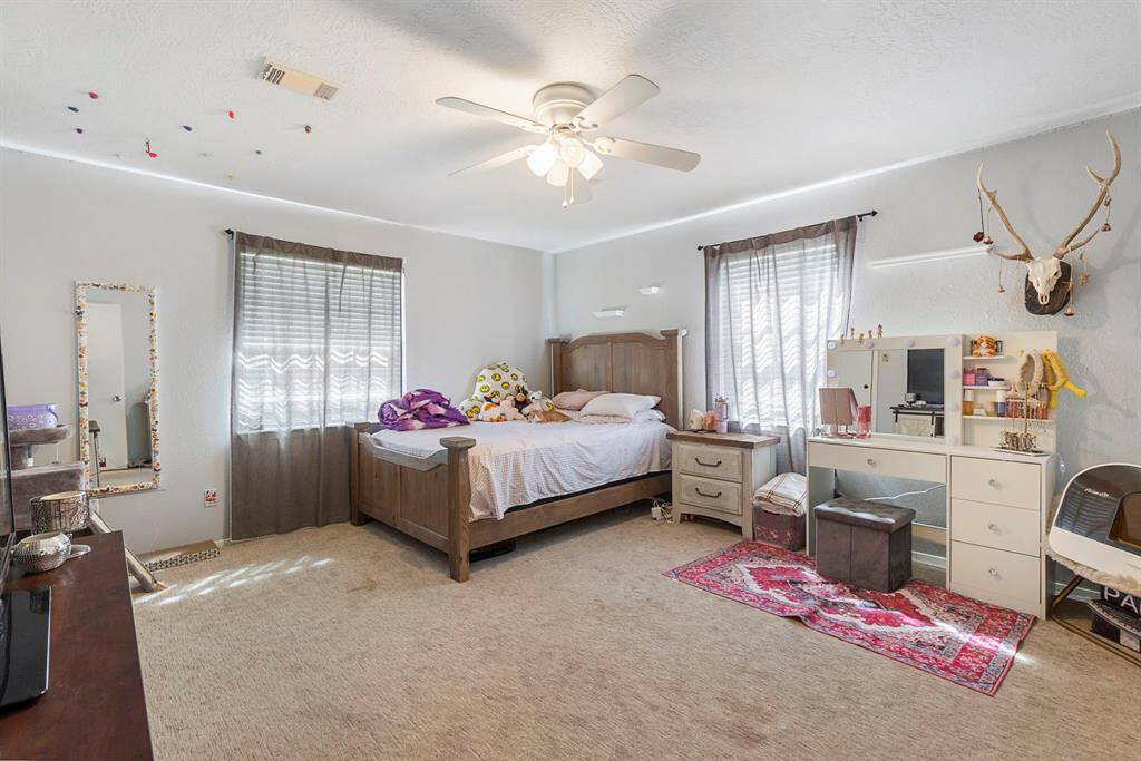 Secondary bedrooms are nice size.