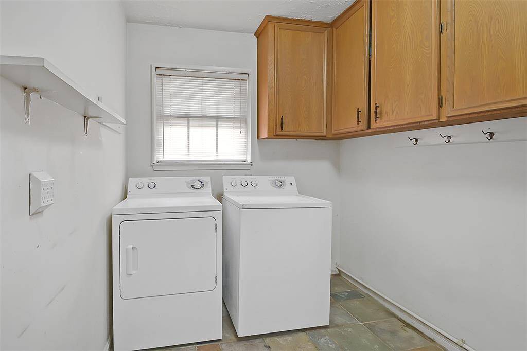 laundry area