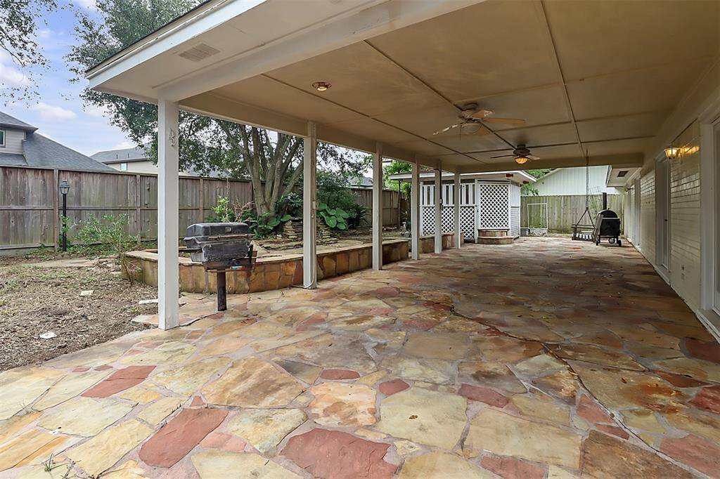 covered backyard