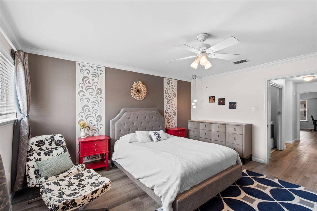 Another perspective of the primary bedroom.