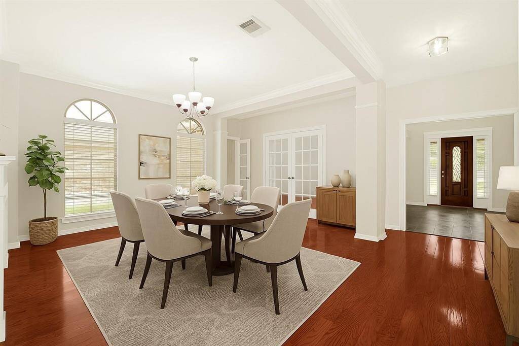 Virtually Staged Dining Room