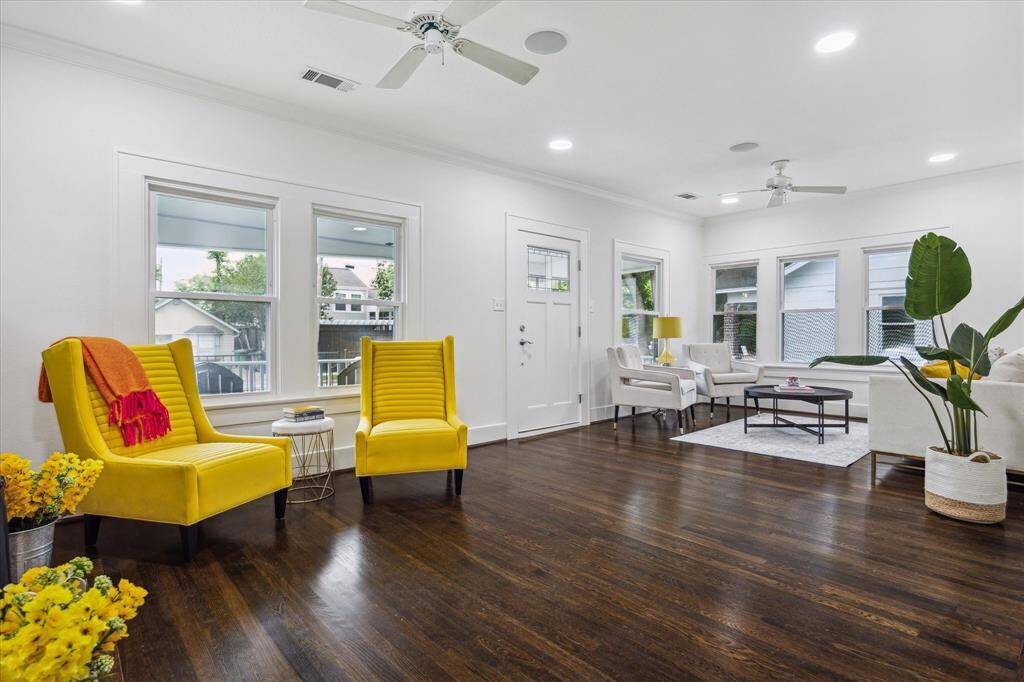 The open floor plan offers all the charm of a 1930's cottage but modified for today's lifestyle.