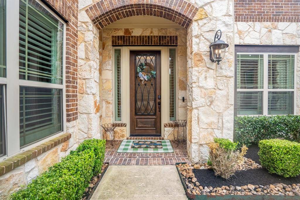 Front door of the home