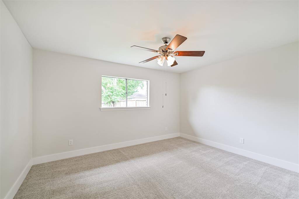 primary bedroom in back of house