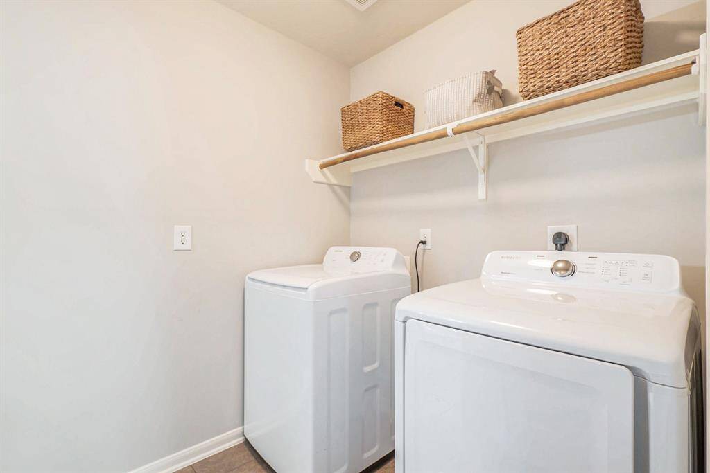 View of the laundry room.