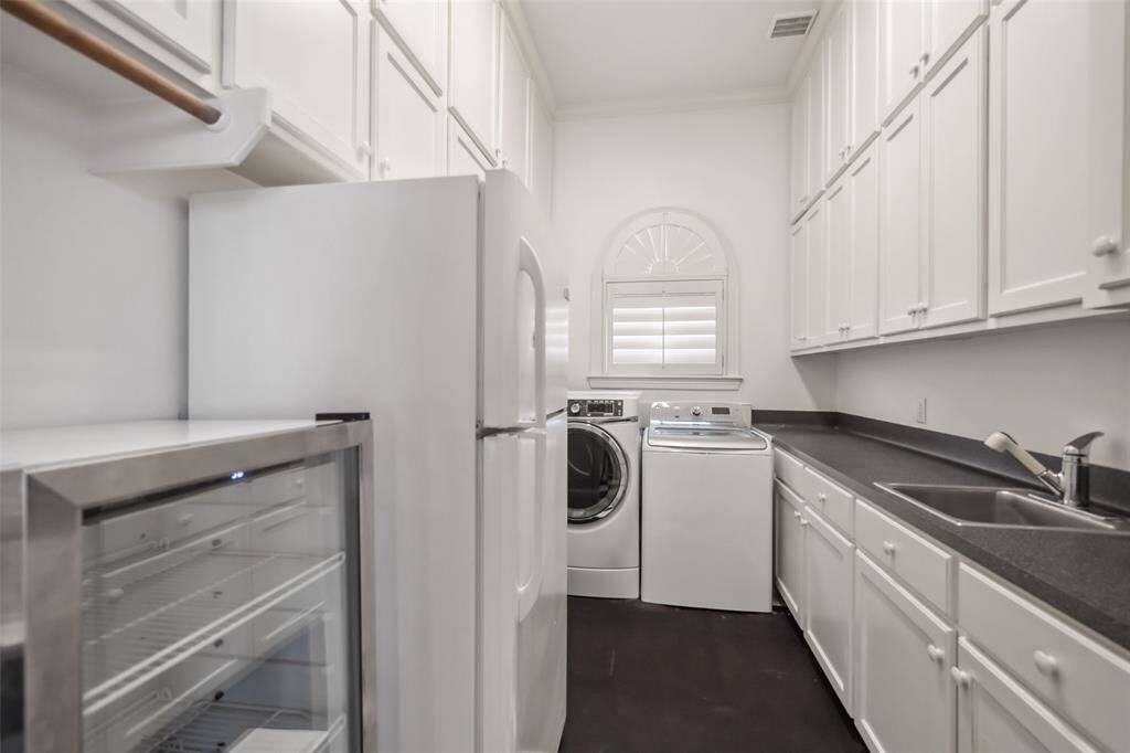 Utility Room   Located on the first floor. There is 2nd stackable Washer & Dryer on the 2nd floor.