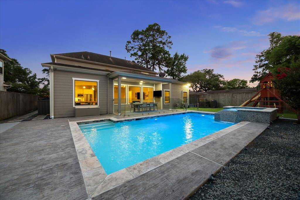 Side area provides practical space for storing outdoor equipment and more.
