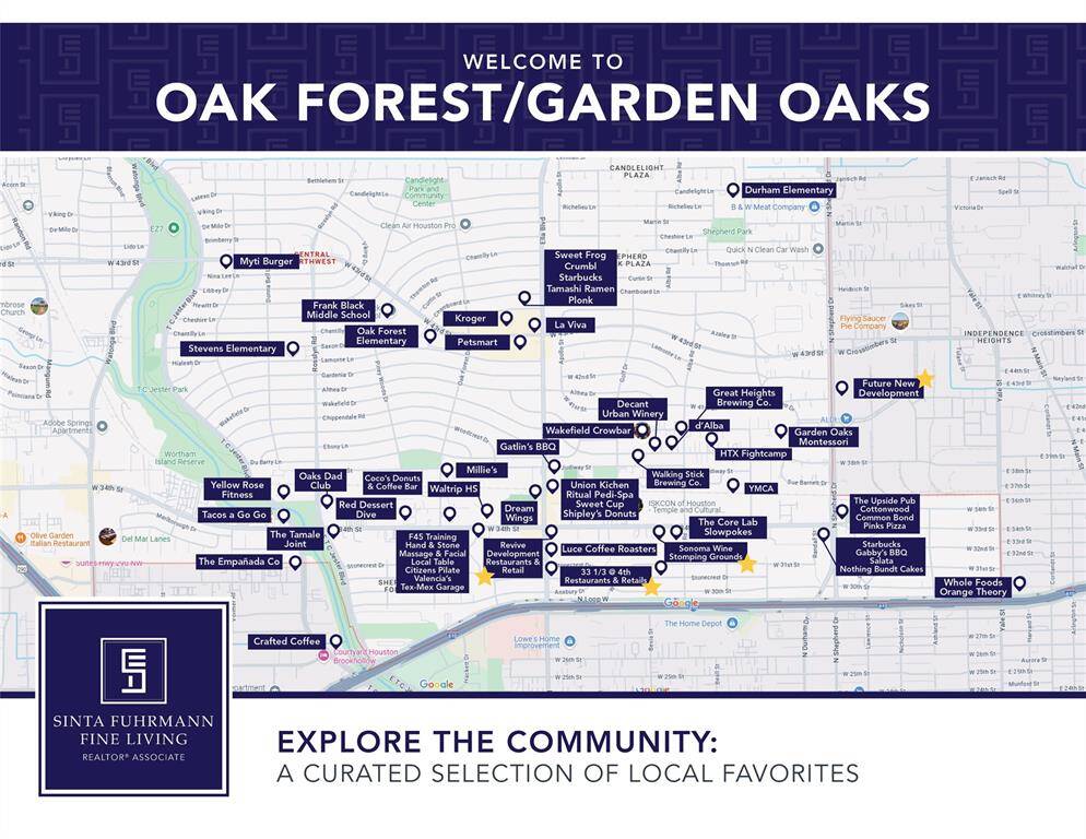 Just a stroll away from top-rated Oak Forest Elementary, parks, shops, and dining.