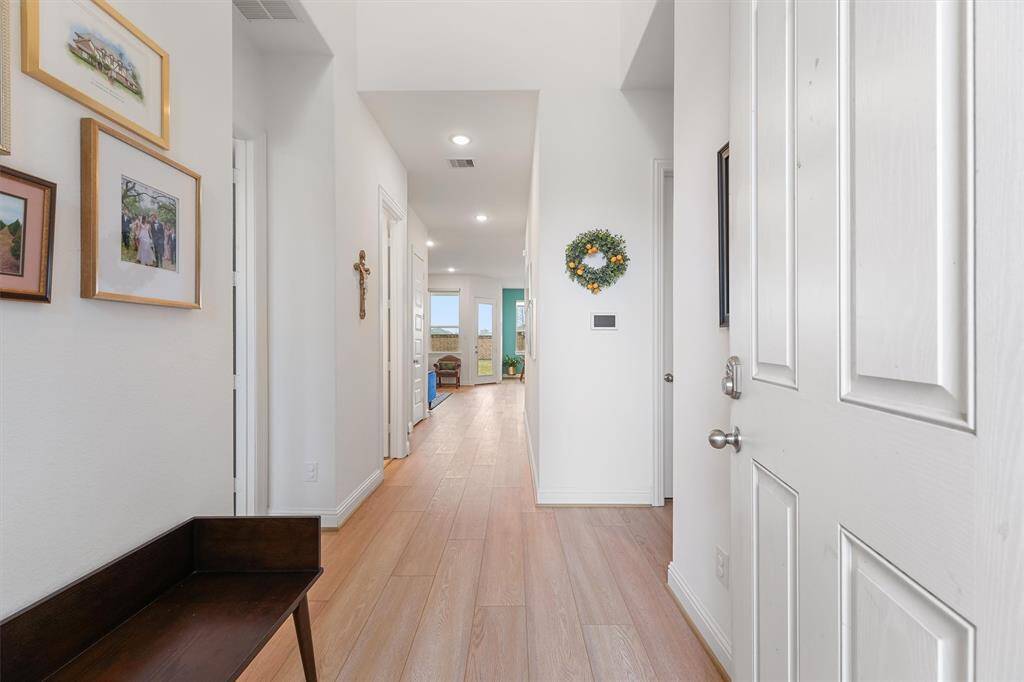 Beautiful LVP floors greet you as you enter.