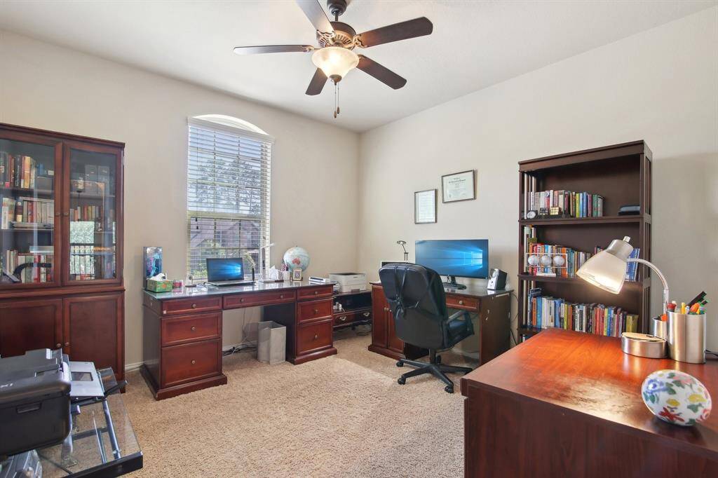 bed 5 shown as an office