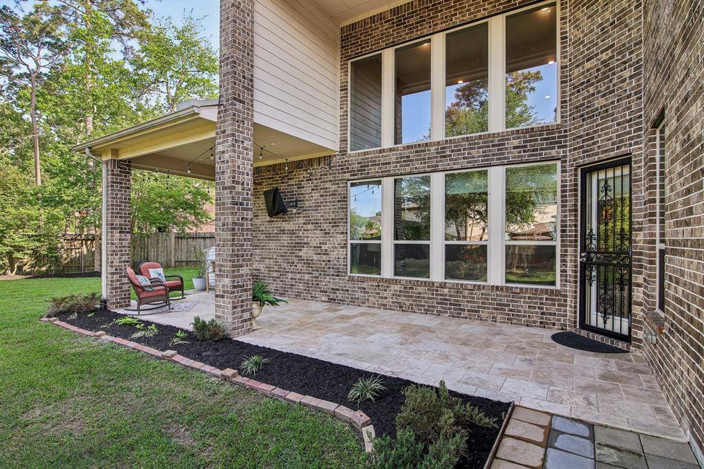 Large patio for outdoor entertaining.