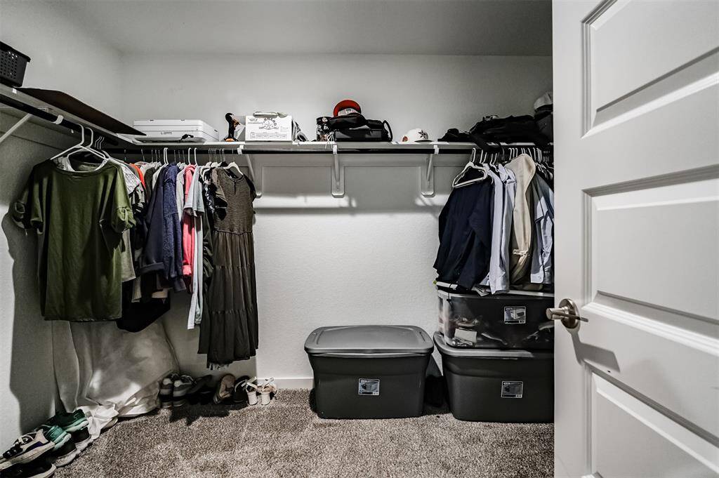 Primary closet