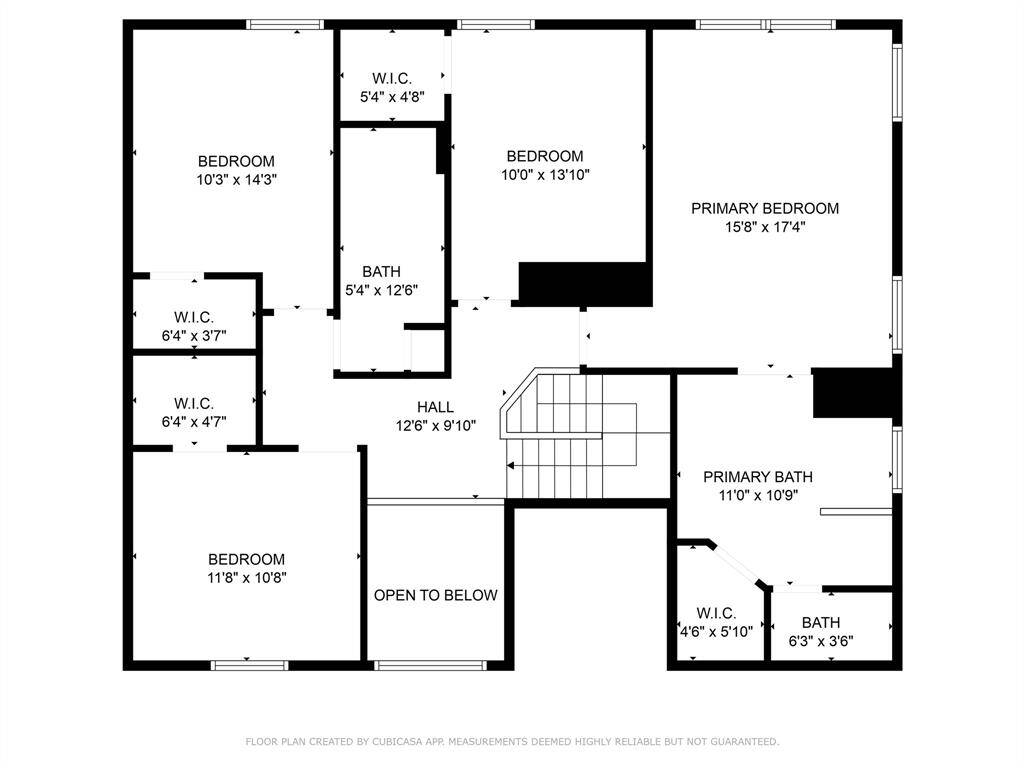 Upper level layout