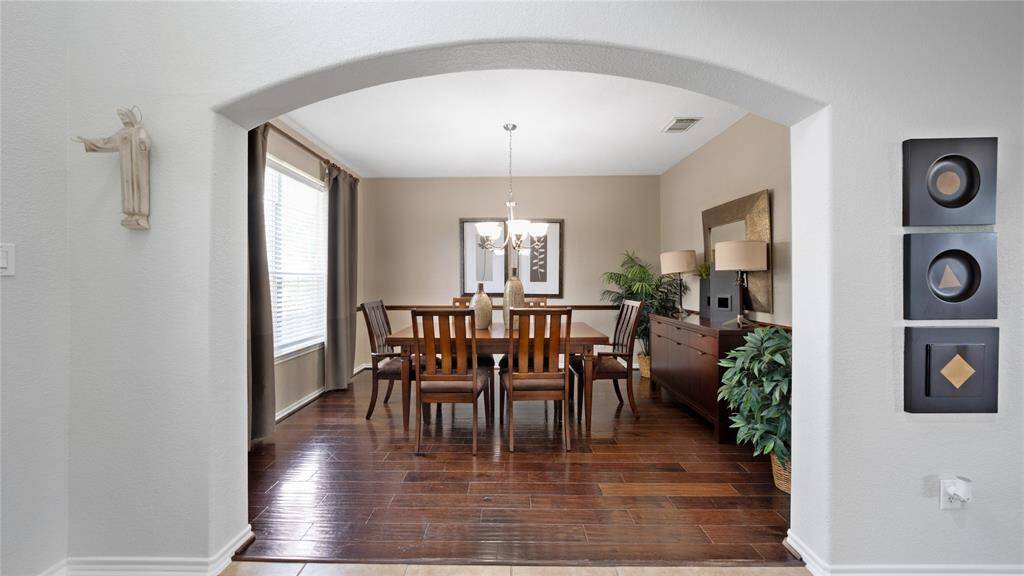 Formal dining area