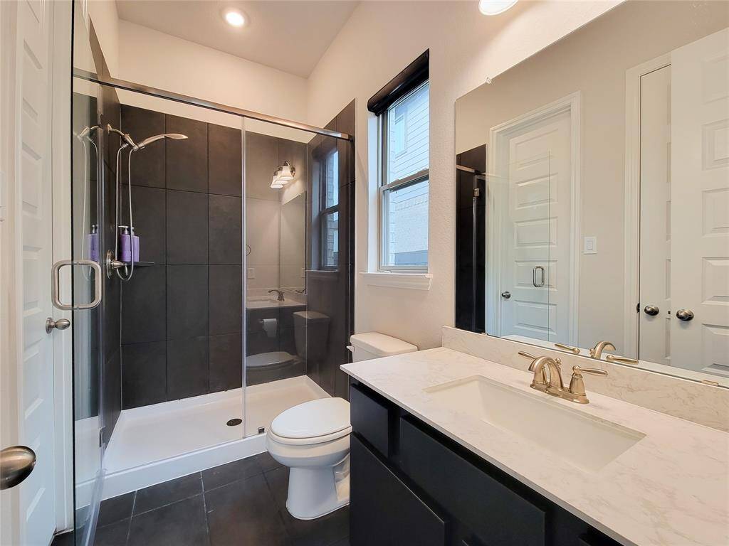 Bathroom # 2 with walk-in shower.