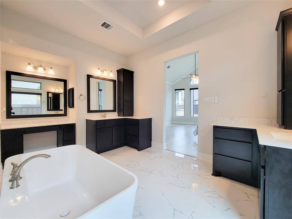 Luxurious Primary bathroom.