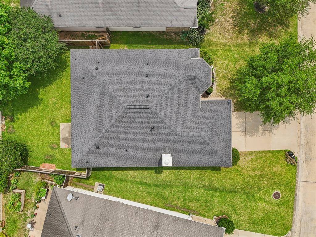Arial view of the new roof!