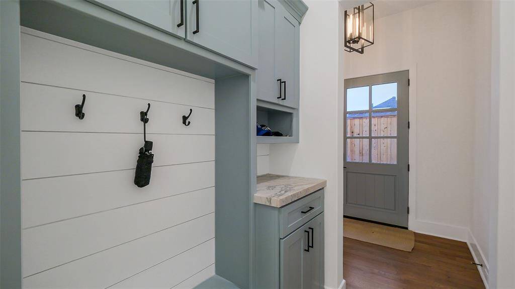 Mudroom area