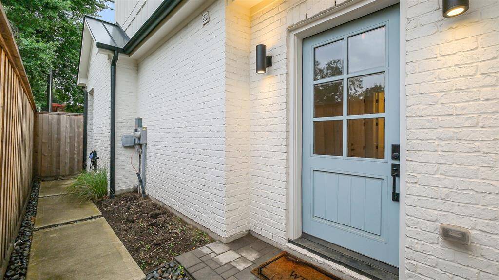 Front door.