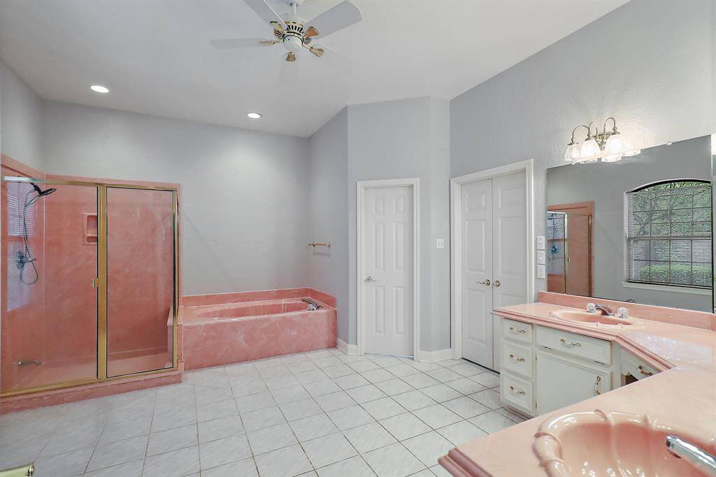 Huge primary bathroom