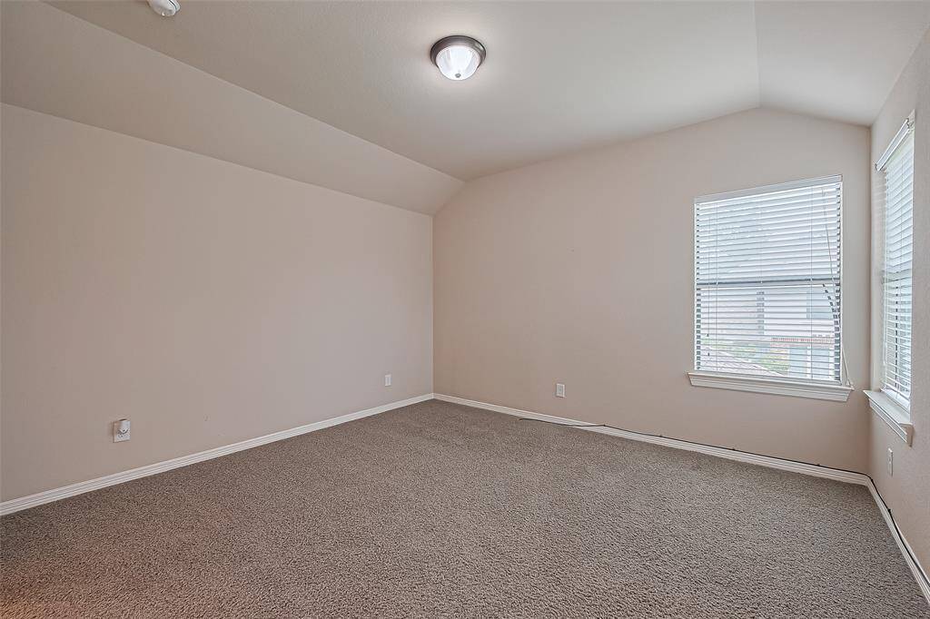 The second upstairs bedroom is 13x13 and has a 9 foot ceiling.