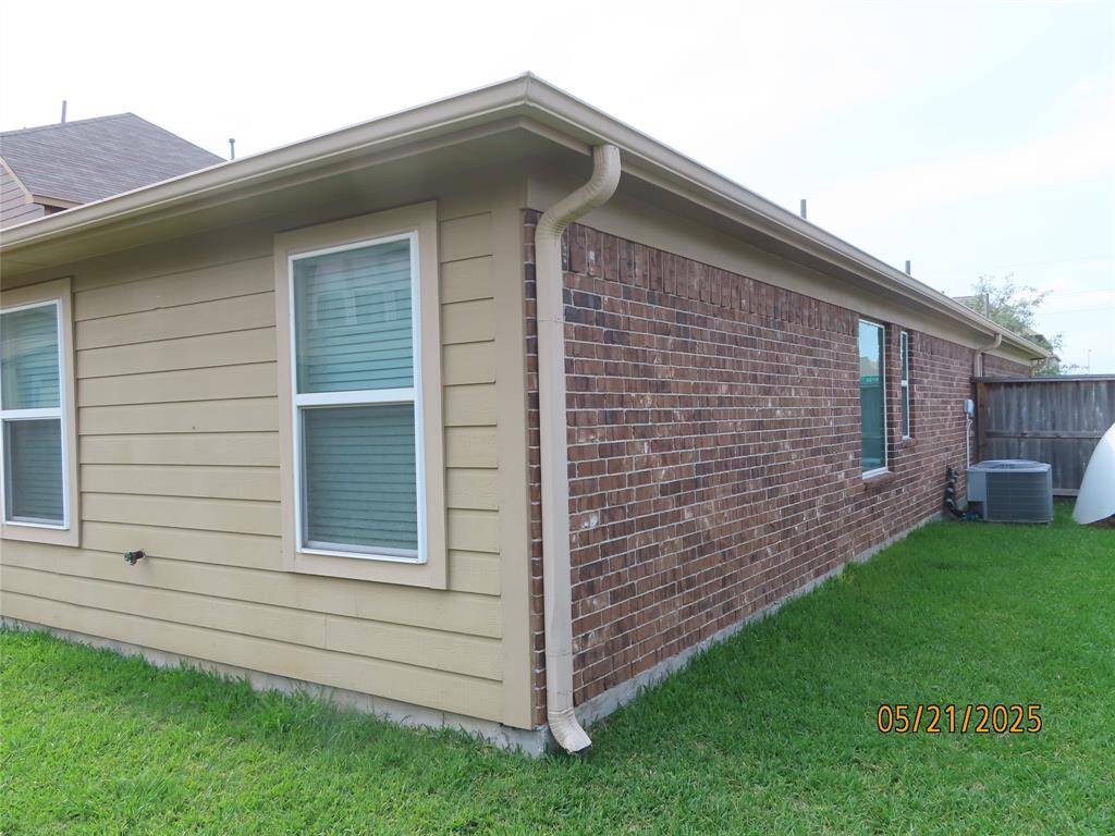 Brick on three sides