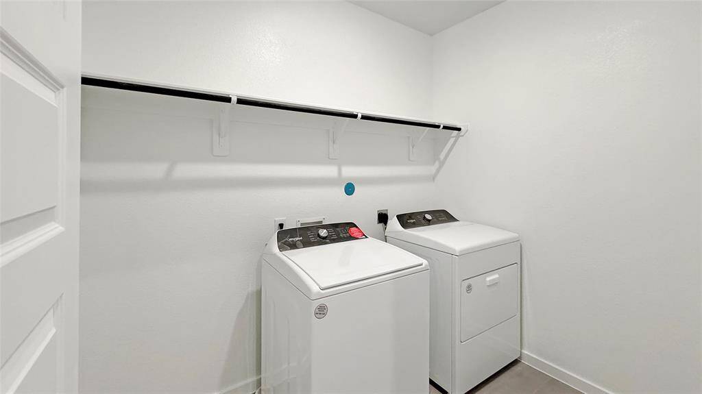 Brand new washer and dryer included!