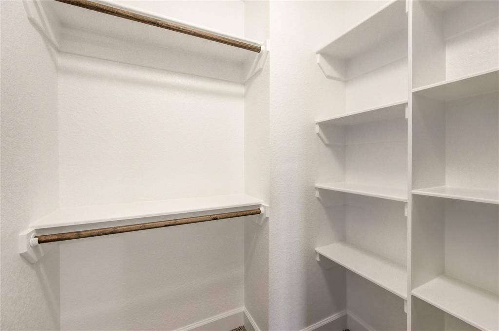 Bedroom #3 custom built closet,