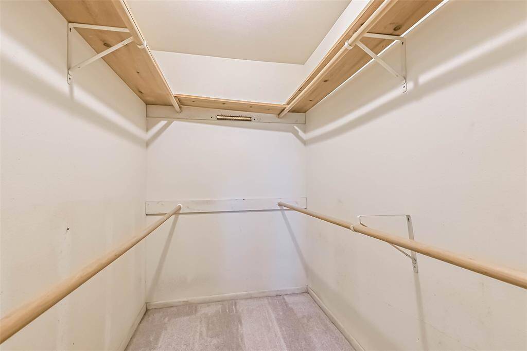 Primary walk in closet