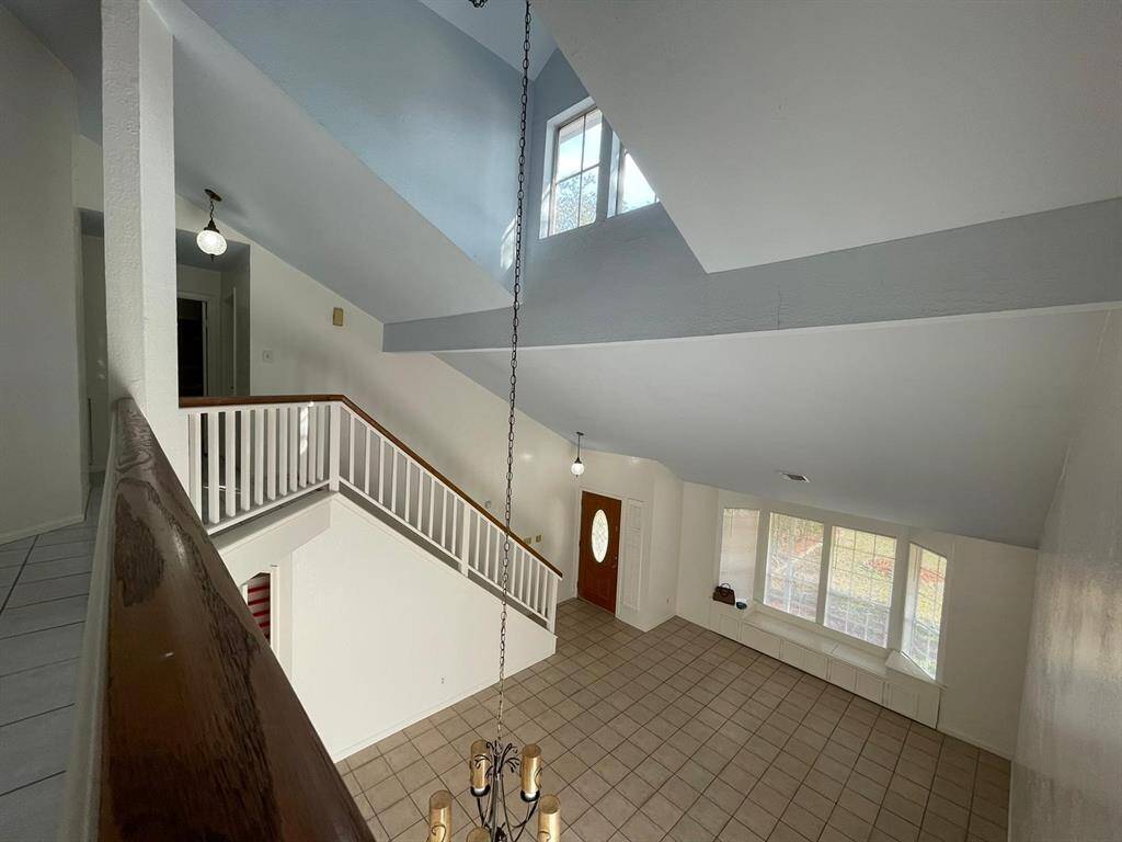 View towards living room from second floor