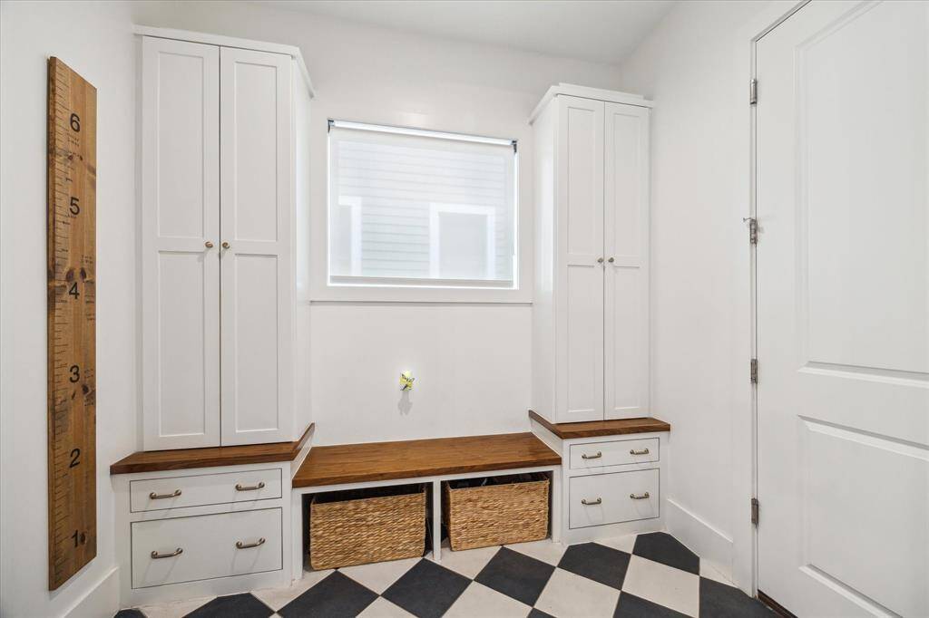 Mud room from the garage.