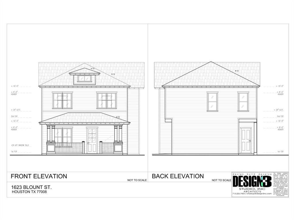 1623 Blount is a new construction on a quiet corner to be built by The Modern Bungalow Co. Enjoy the opportunity to put your stamp on the home while working with our design team!