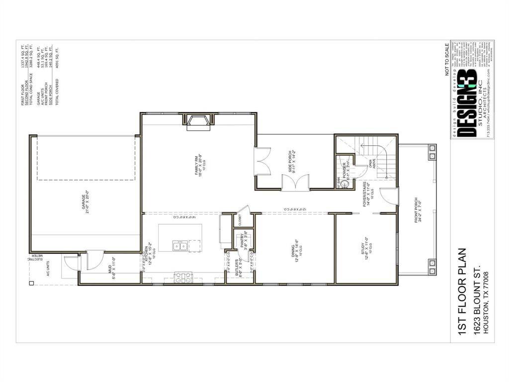 The first floor enjoys a foyer with an old school wrapped staircase and and attached garage, two features you don't often get in an interior lot.
