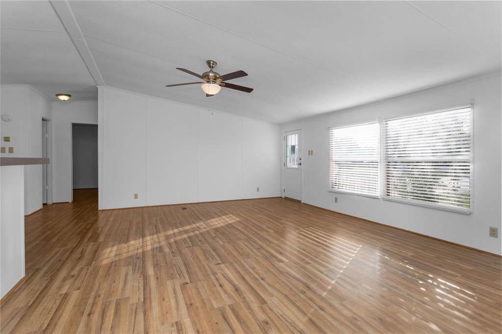 LVP flooring recently installed throughout the home