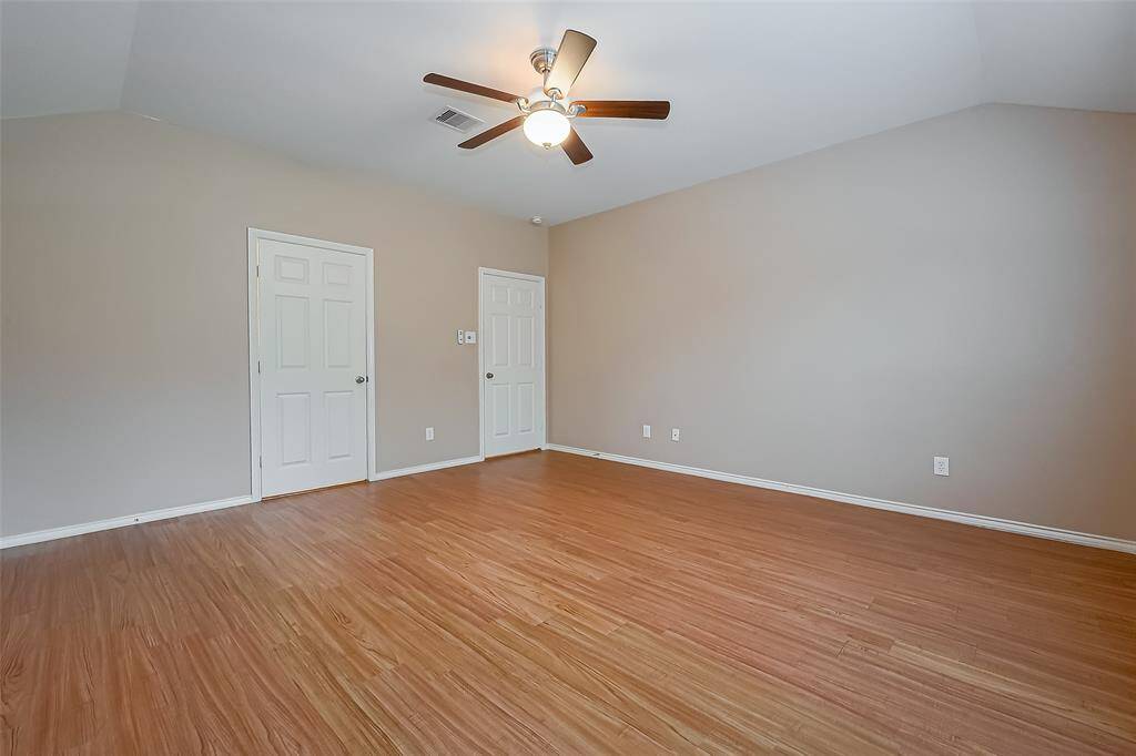 Another great view of the gorgeous master bedroom with easy access to the spa like master bath.